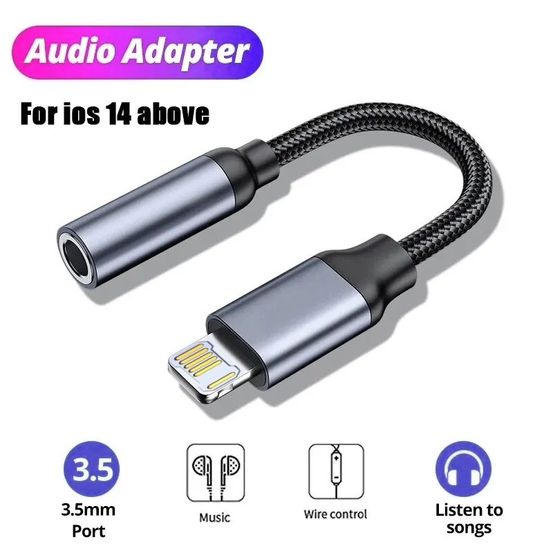 Earphone Splitter Jack - 8 دبوس إلى 3.5 مللي متر