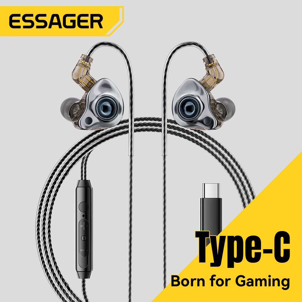 Essager USB نوع C 3.5 مللي متر - مراجعة Audiophile Headphone Wired وسعره