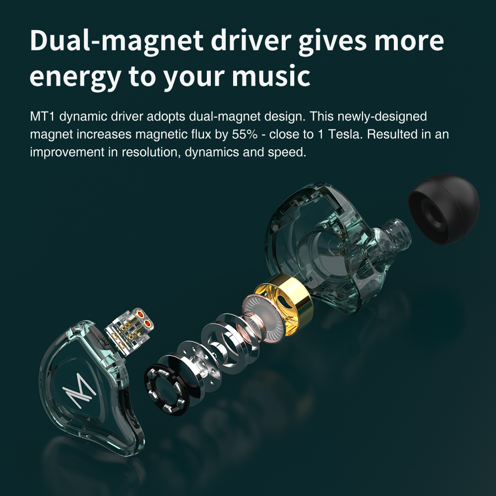 TRN MT1 سماعة أذن ديناميكية DJ - مراجعة In Ear Monitor Iem وسعره