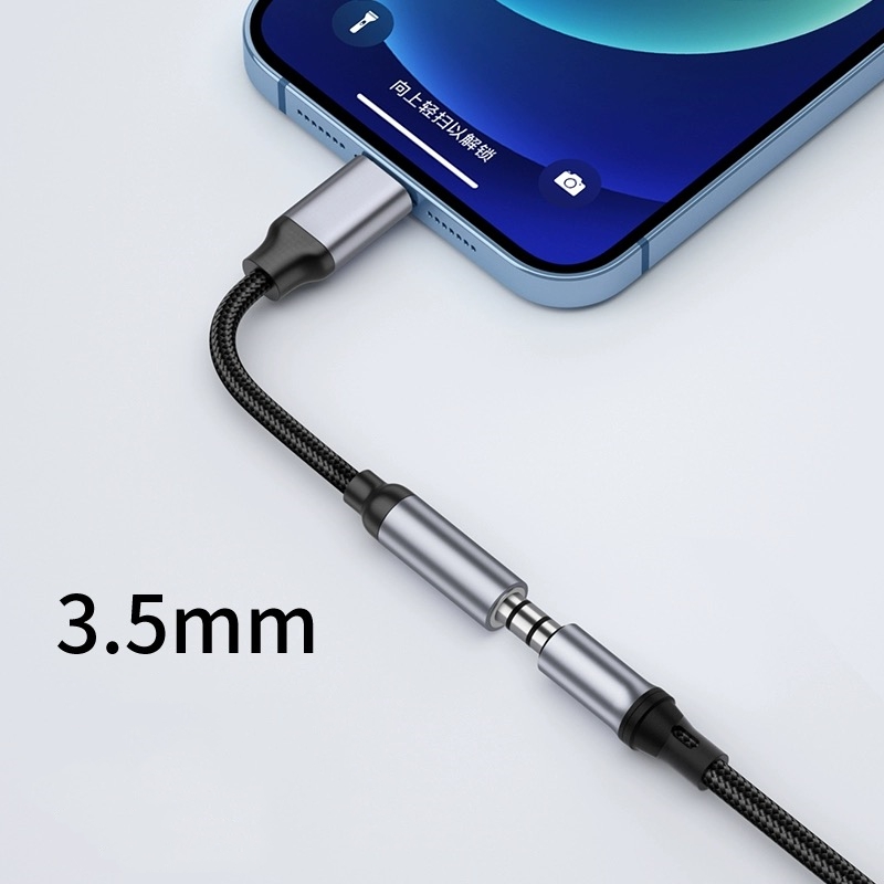 8 دبوس إلى 3.5 مللي متر جاك كا - مراجعة Earphone Splitter Jack وسعره