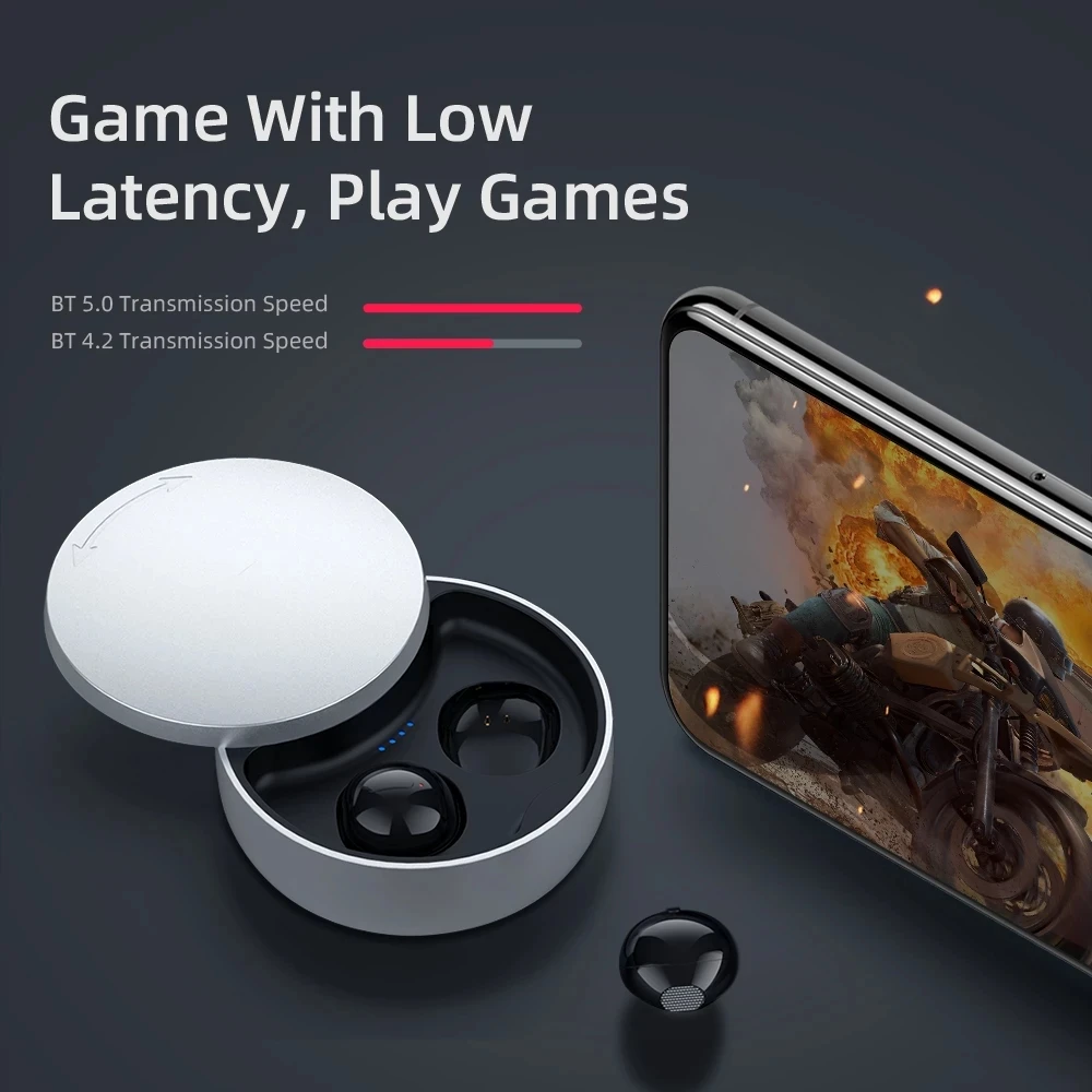 سماعات أذن لاسلكية صغيرة جداً  - مراجعة Wireless Earbuds Tws وسعره