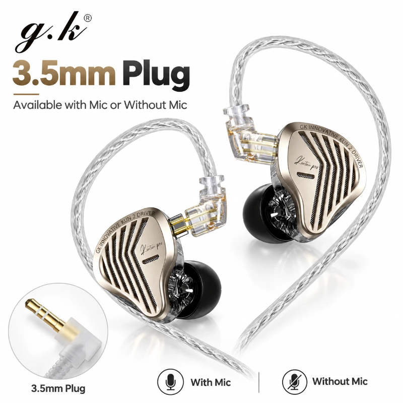 سماعات أذن GK KUNTEN PRO KUN 2 - مراجعة Audiophile Headphone Wired وسعره