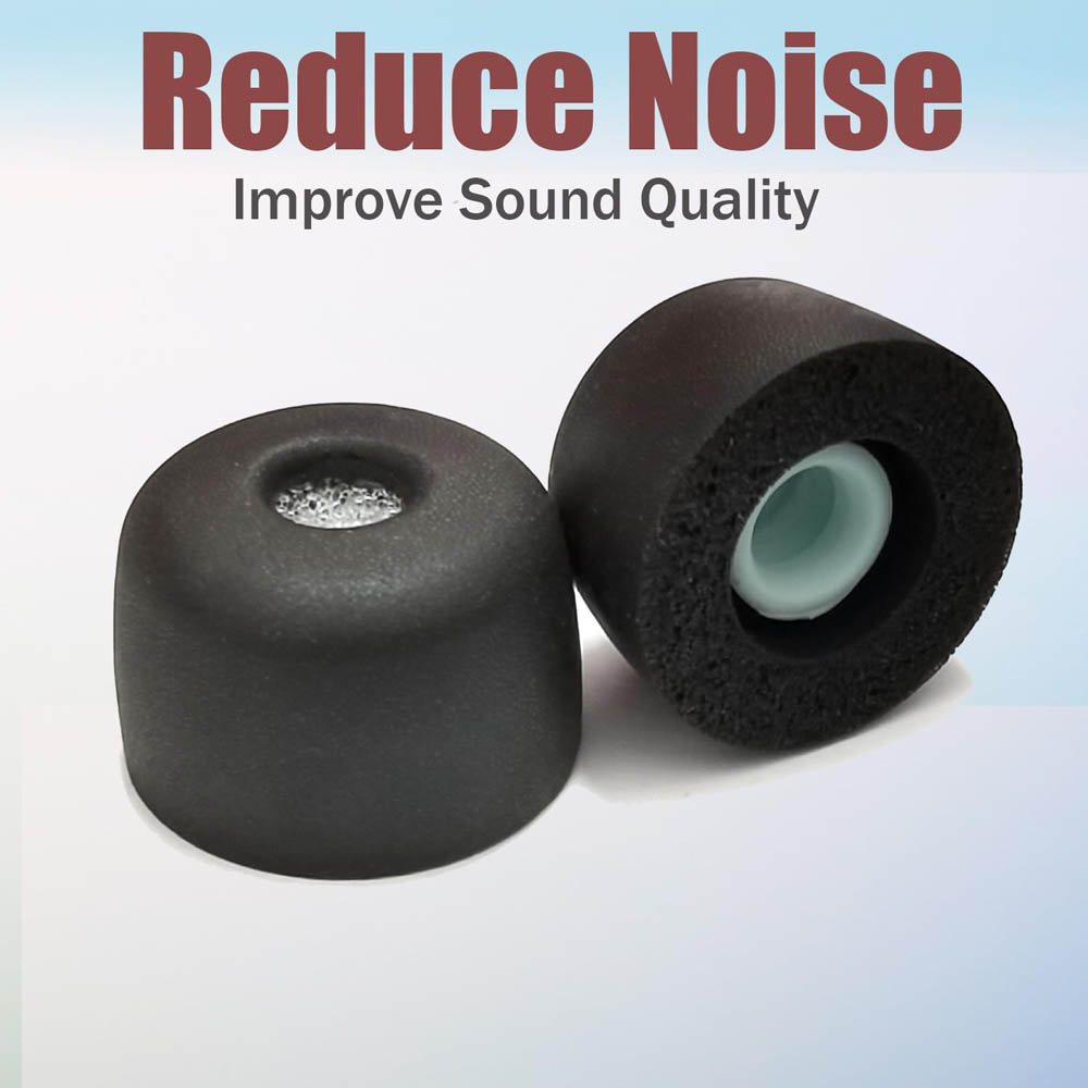 6 قطع من وسادات الأذن المصنوعة - مراجعة Earphone Foam Tip وسعره